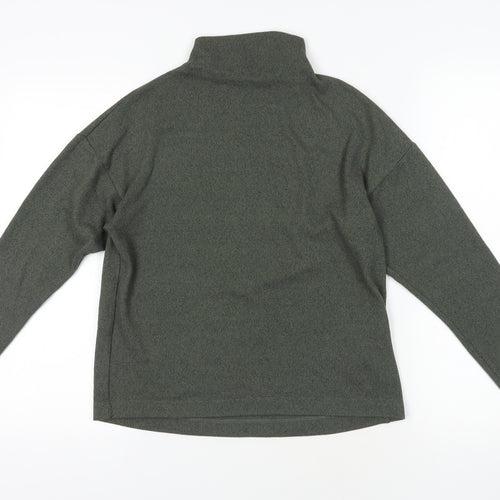 Uniqlo Green High Neck Pullover Jumper XS