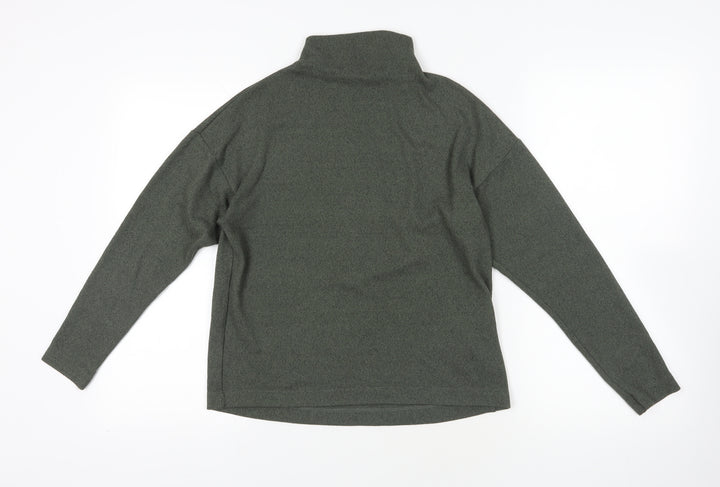 Uniqlo Green High Neck Pullover Jumper XS