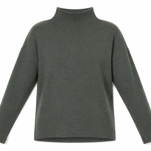 Uniqlo Green High Neck Pullover Jumper XS