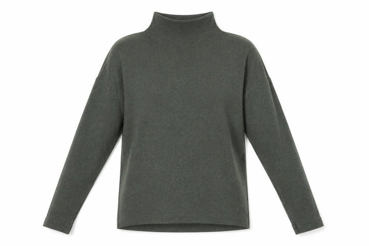 Uniqlo Green High Neck Pullover Jumper XS