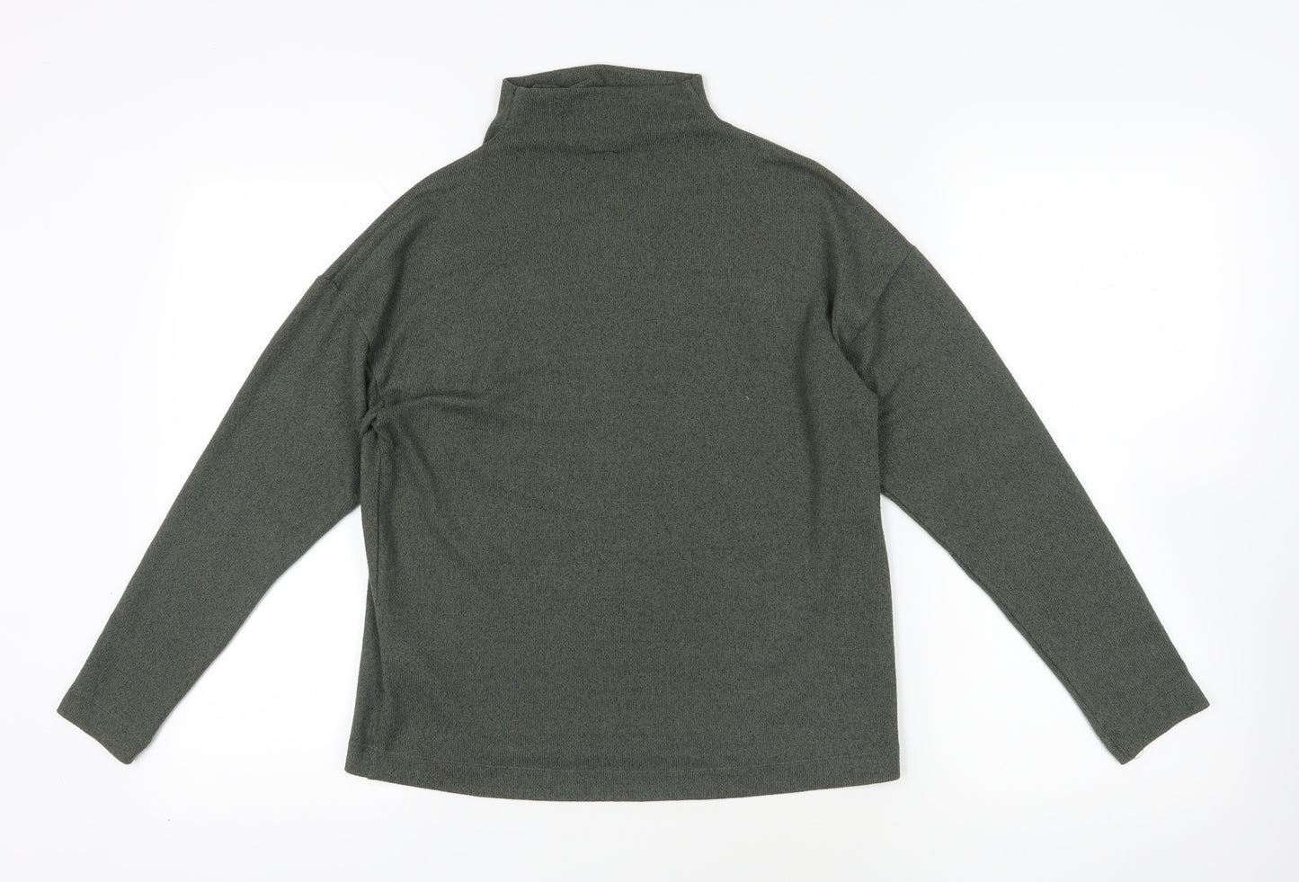 Uniqlo Green High Neck Pullover Jumper XS