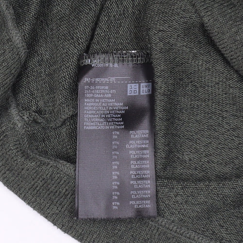 Uniqlo Green High Neck Pullover Jumper XS