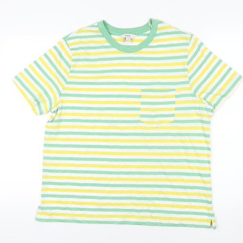 Marks and Spencer Multicoloured Striped T-Shirt Size 16