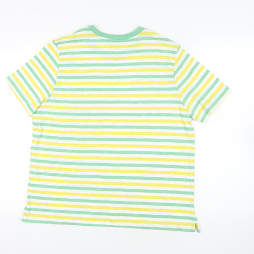 Marks and Spencer Multicoloured Striped T-Shirt Size 16