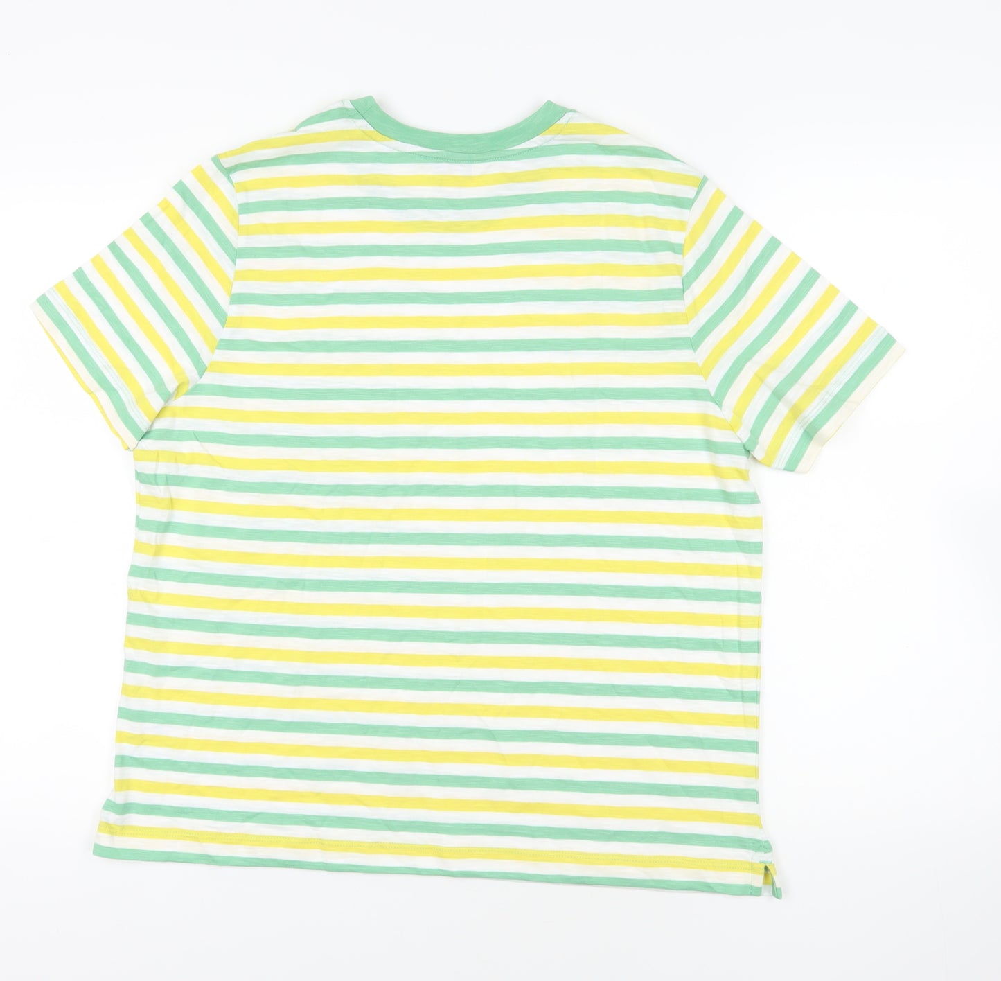 Marks and Spencer Multicoloured Striped T-Shirt Size 16