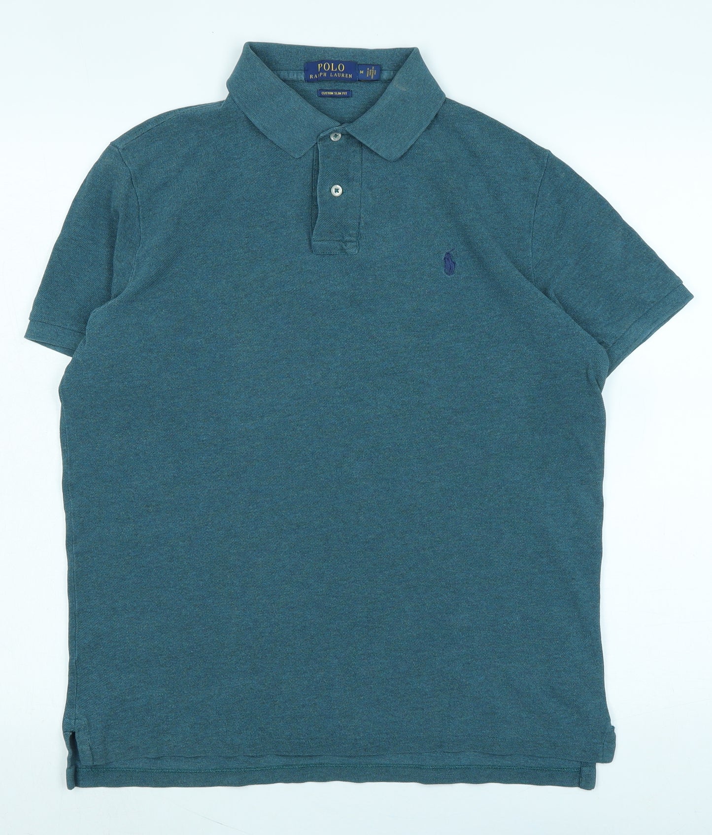 Polo Ralph Lauren Mens Blue Cotton Polo Size S Collared - Logo