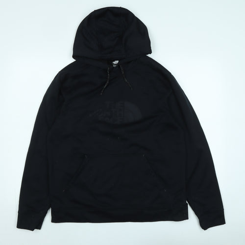 The North Face Mens Black Polyester Pullover Hoodie Size L - Logo - The North face