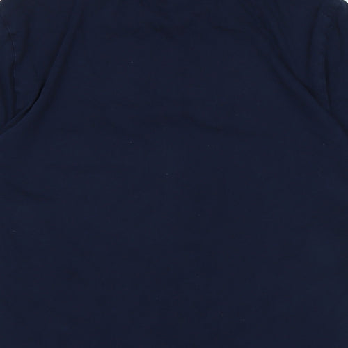 Gap Mens Blue Cotton T-Shirt Size S Crew Neck - Logo