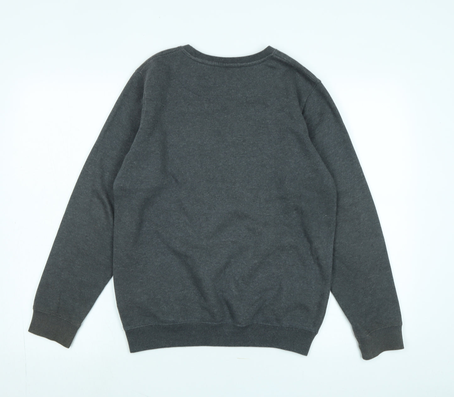 Russell Athletic Boys Grey Cotton Pullover Sweatshirt Size 12-13 Years - Logo