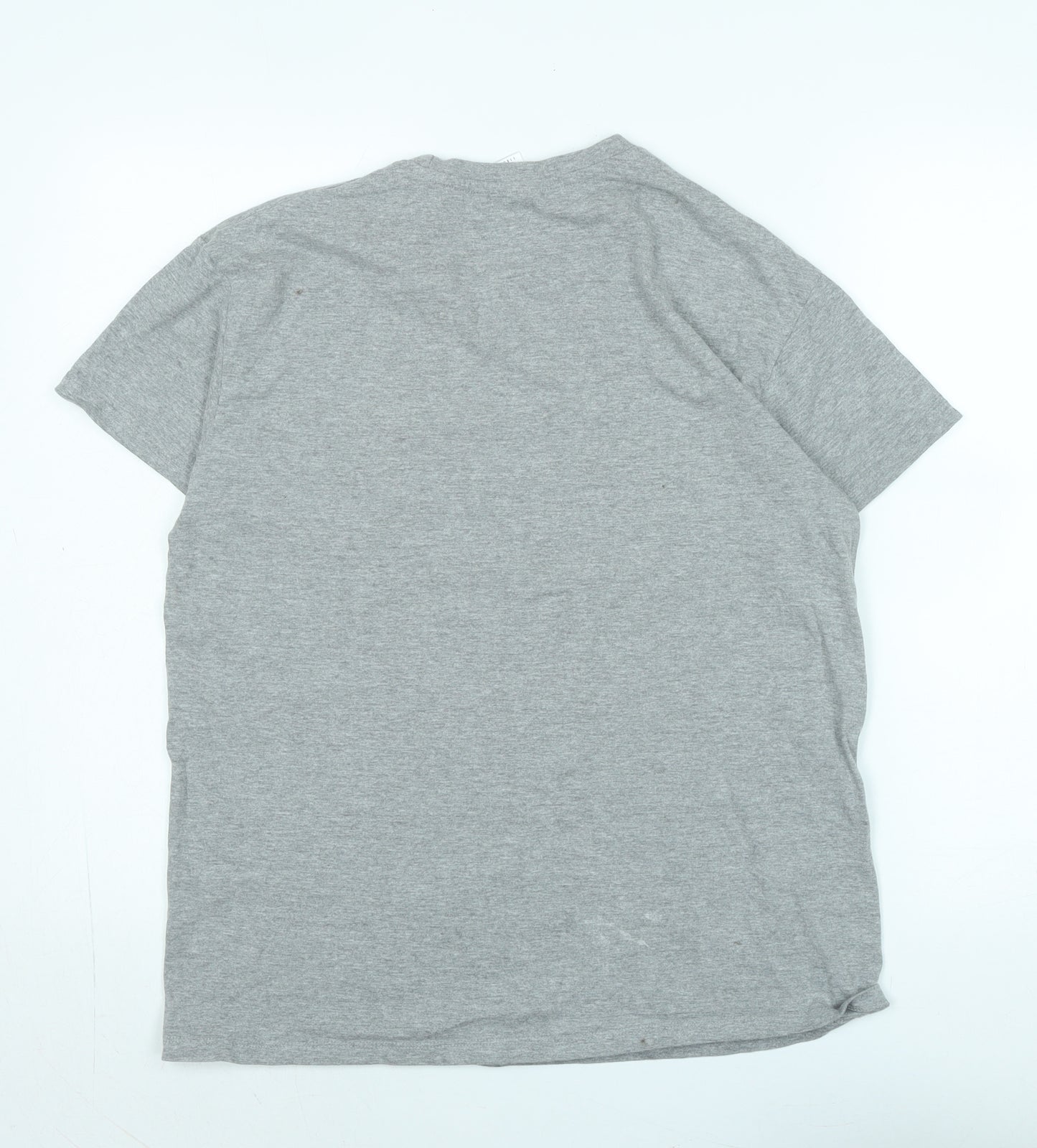 Budweiser Mens Grey Cotton T-Shirt Size M Crew Neck - Budvar