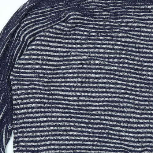 Gap Womens Blue Boat Neck Cotton Pullover Jumper Size 8 - Logo