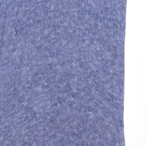 Miss Fiori Womens Blue Acrylic Bodycon Size 14 Scoop Neck