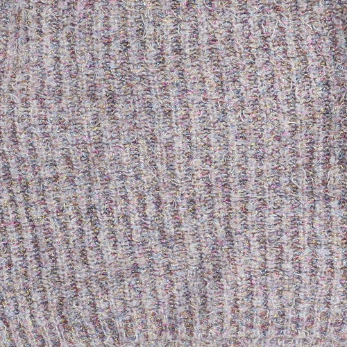 NEXT Girls Pink Crew Neck Nylon Pullover Jumper Size 11 Years - Sparkle