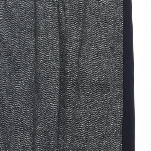 NEXT Womens Grey Polyester Jogger Trousers Size M L31 in Regular Tie - Elasticated Waist