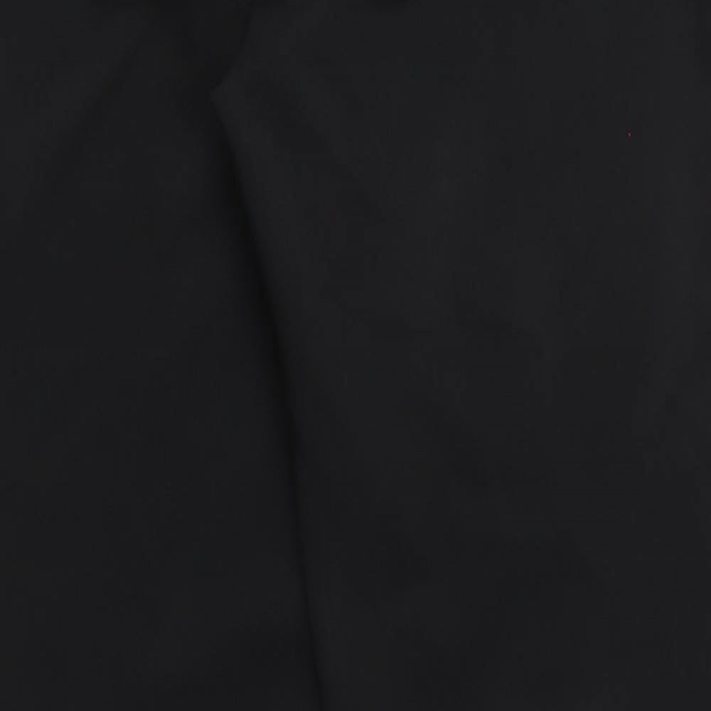 Dorothy Perkins Womens Black Polyester Trousers Size 14 L32 in Regular Zip