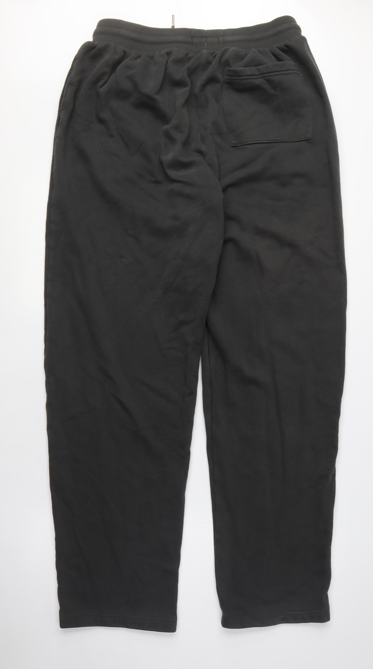 NEXT Womens Grey Cotton Jogger Trousers Size M L31 in Regular Tie