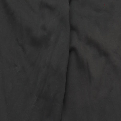 NEXT Womens Grey Cotton Jogger Trousers Size M L31 in Regular Tie