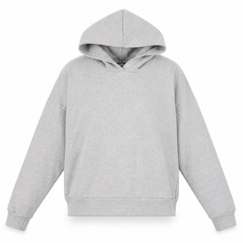 Forever 21 Womens Grey Cotton Pullover Hoodie Size M Pullover
