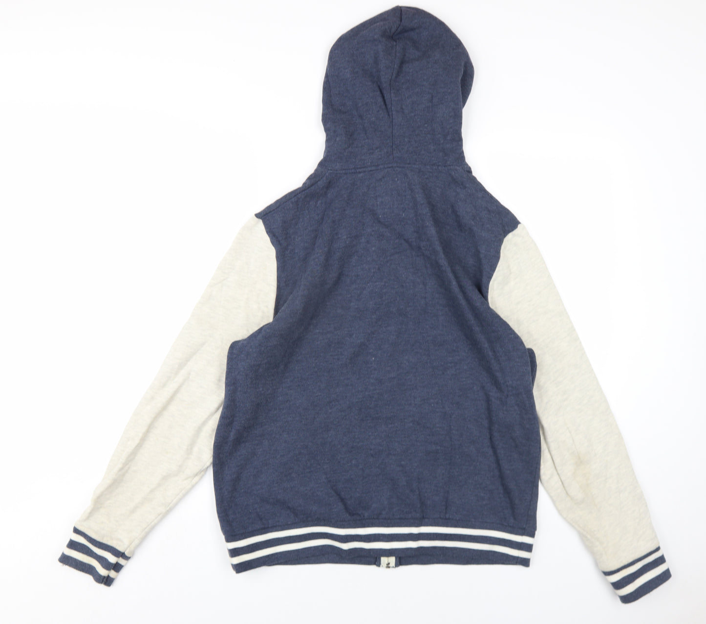 Burton Mens Blue Polyester Full Zip Hoodie Size M