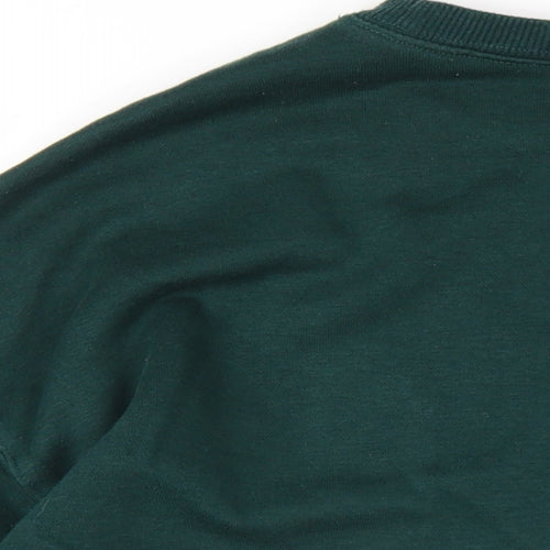 H&M Womens Green Cotton Pullover Sweatshirt Size S Pullover - Colorado College Denver