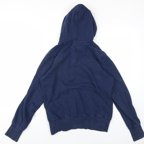 NEXT Womens Blue Cotton Pullover Hoodie Size 14 Pullover