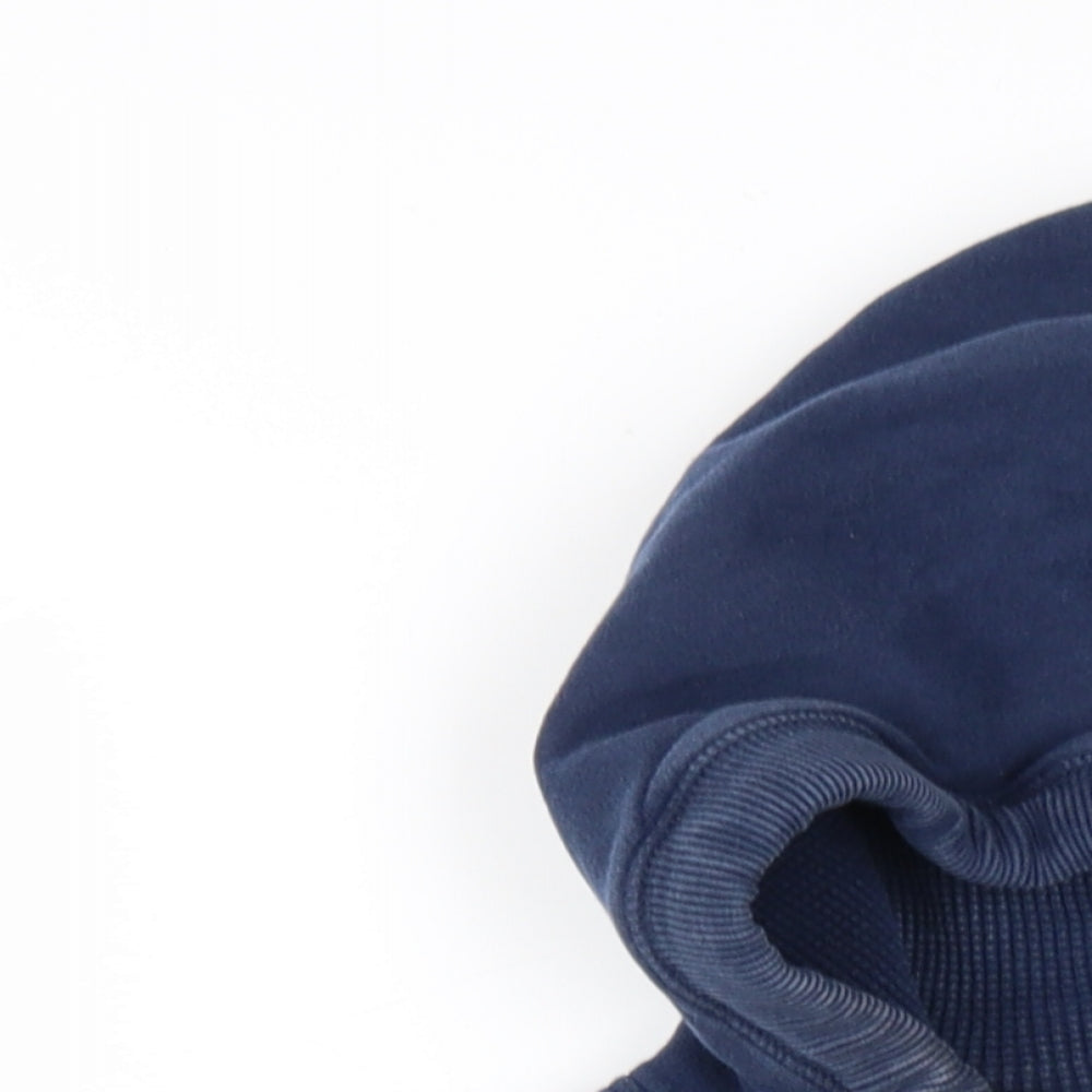 NEXT Womens Blue Cotton Pullover Hoodie Size 14 Pullover