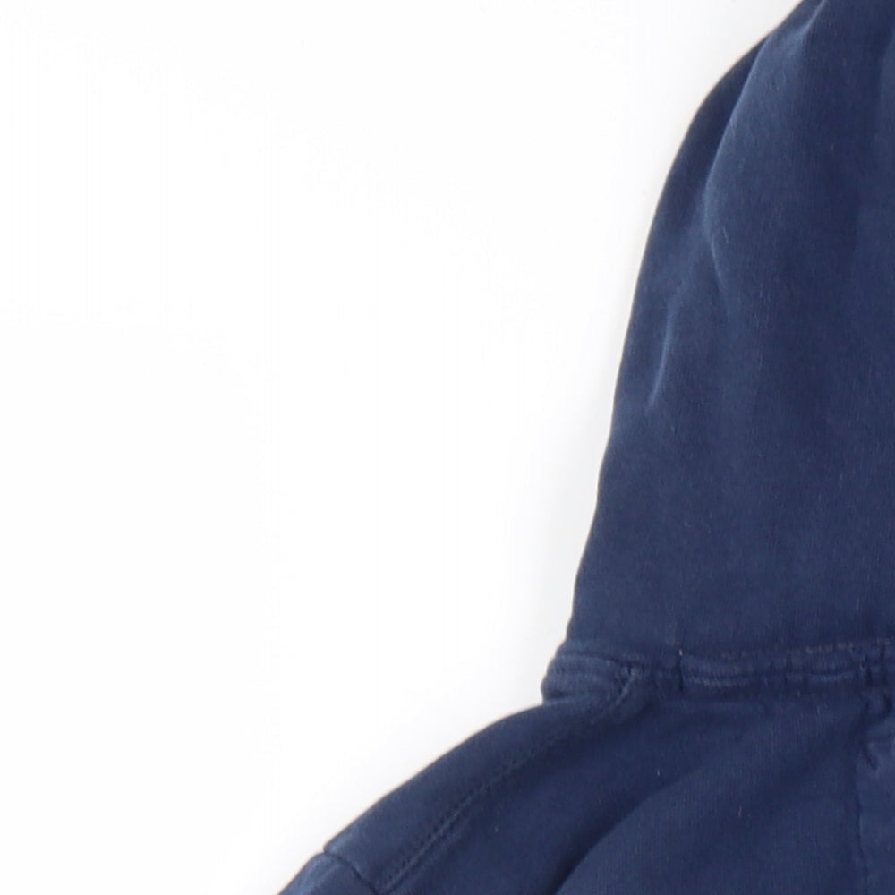 NEXT Womens Blue Cotton Pullover Hoodie Size 14 Pullover