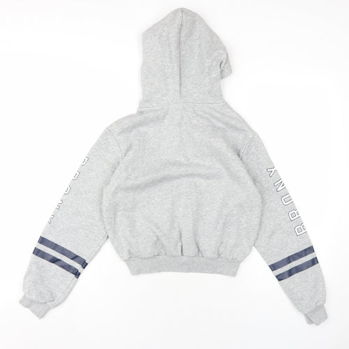 H&M Womens Grey Cotton Pullover Hoodie Size XS Pullover