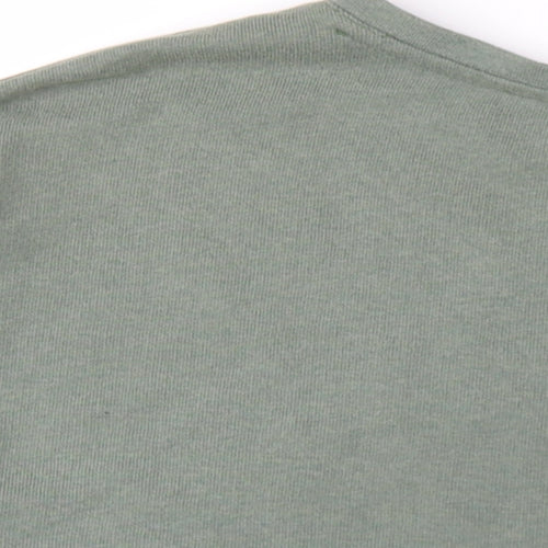 Pull&Bear Womens Green Cotton Pullover Sweatshirt Size XL Pullover