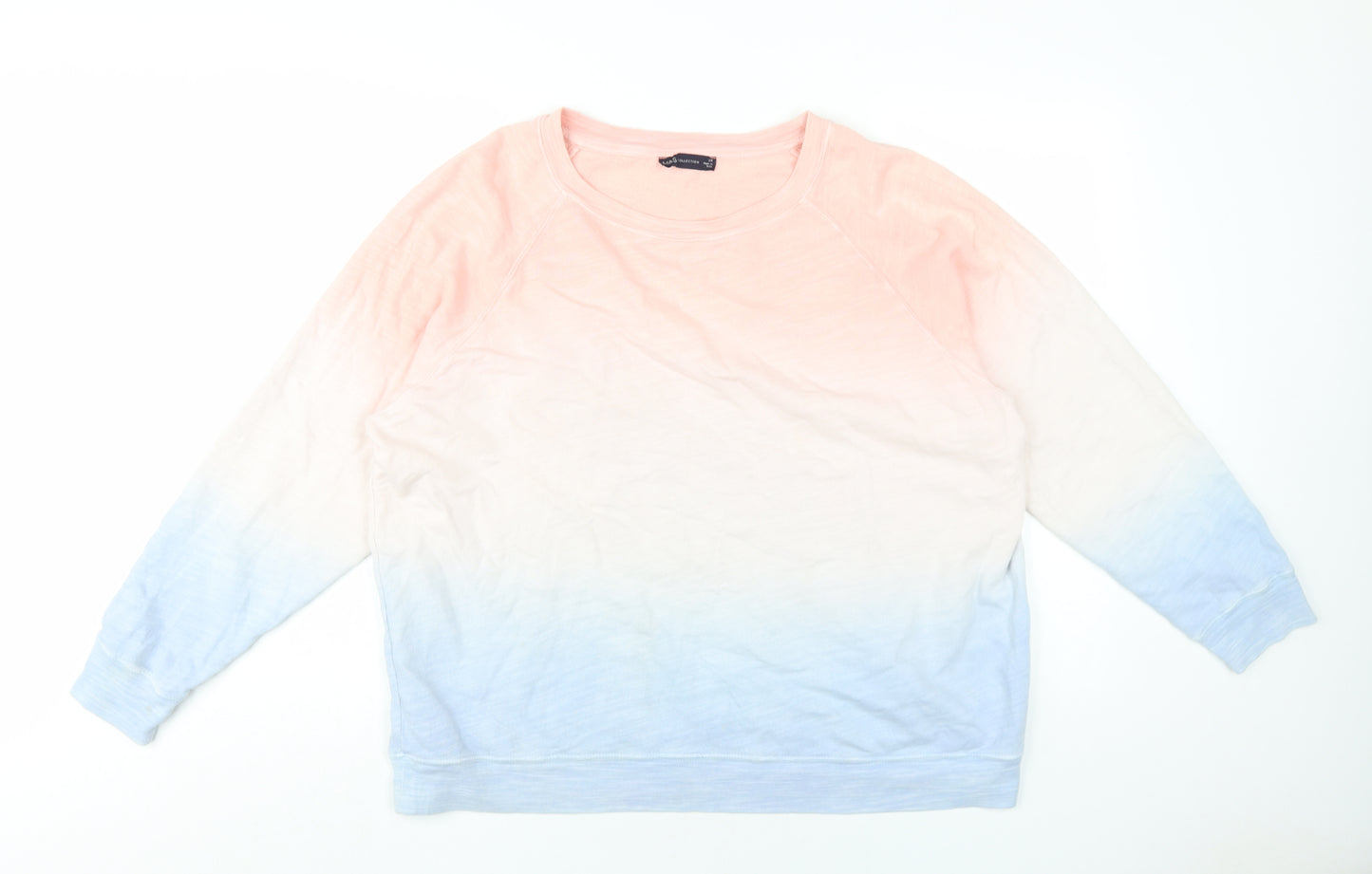 Marks and Spencer Womens Multicoloured Cotton Pullover Sweatshirt Size 20 Pullover