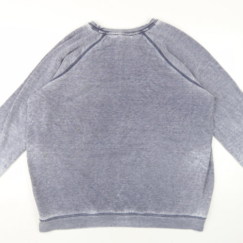 NEXT Womens Blue Cotton Pullover Sweatshirt Size XL Pullover