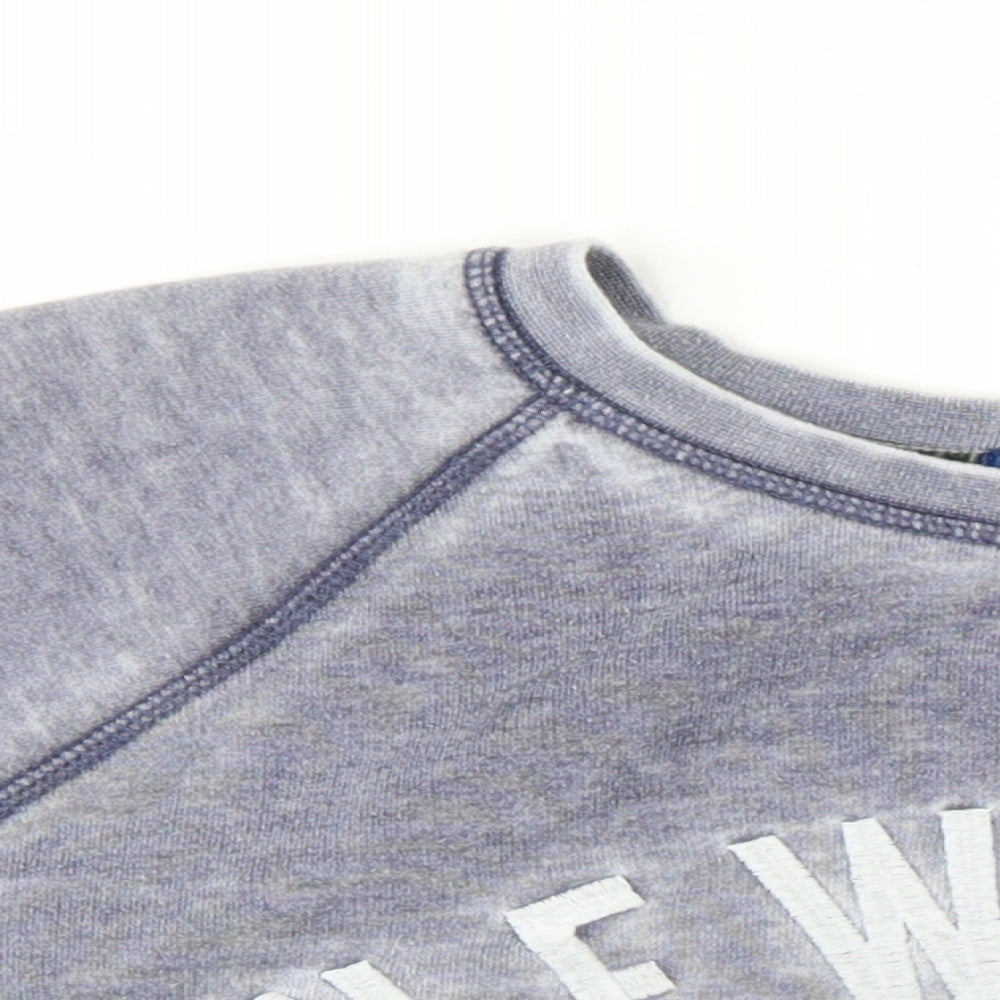 NEXT Womens Blue Cotton Pullover Sweatshirt Size XL Pullover