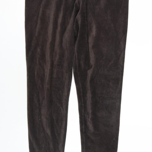 Indigo Womens Brown Cotton Carrot Leggings Size 16 L30 in