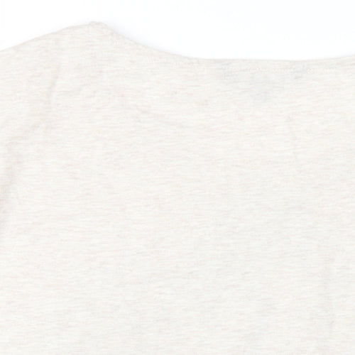 Bonmarché Womens Beige Polyester Camisole T-Shirt Size 14 Round Neck