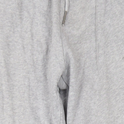 ASOS Mens Grey Cotton Jogger Trousers Size M L30 in Regular Drawstring