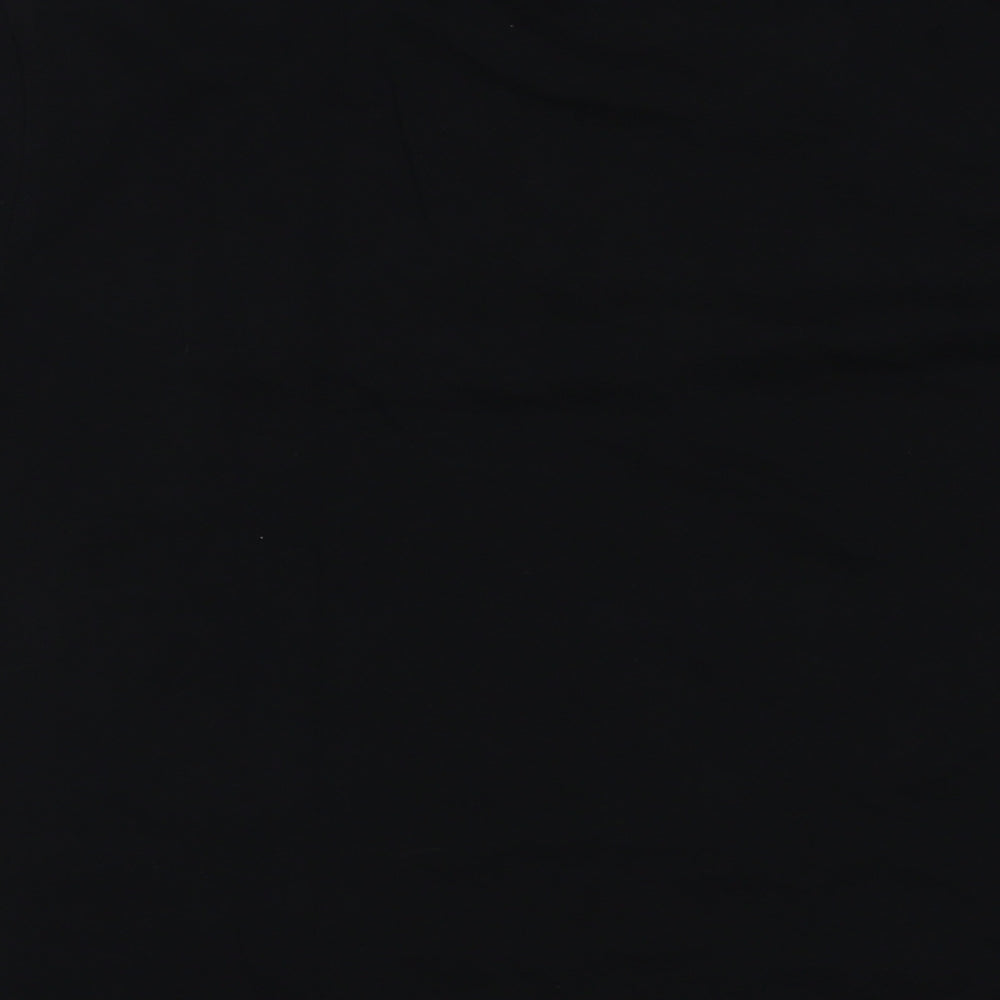 Superdry Mens Black Cotton T-Shirt Size 2XL Crew Neck