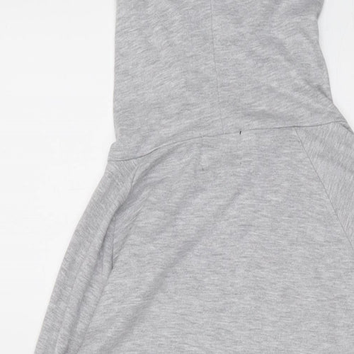 Pineapple Womens Grey Cotton Pullover Hoodie Size XS Pullover