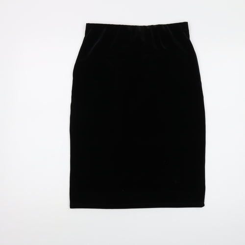 Isle Womens Black Polyester Straight & Pencil Skirt Size 10