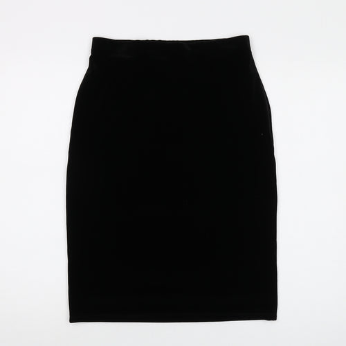 Isle Womens Black Polyester Straight & Pencil Skirt Size 10