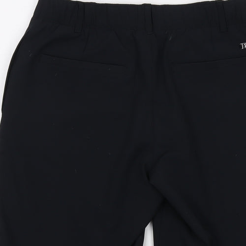 Under armour Womens Black Polyester Basic Shorts Size 10 L10 in Regular Hook & Eye