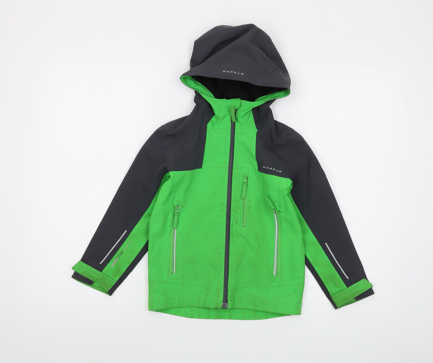 Dare 2B Boys Green Jacket Size 5-6 Years Zip