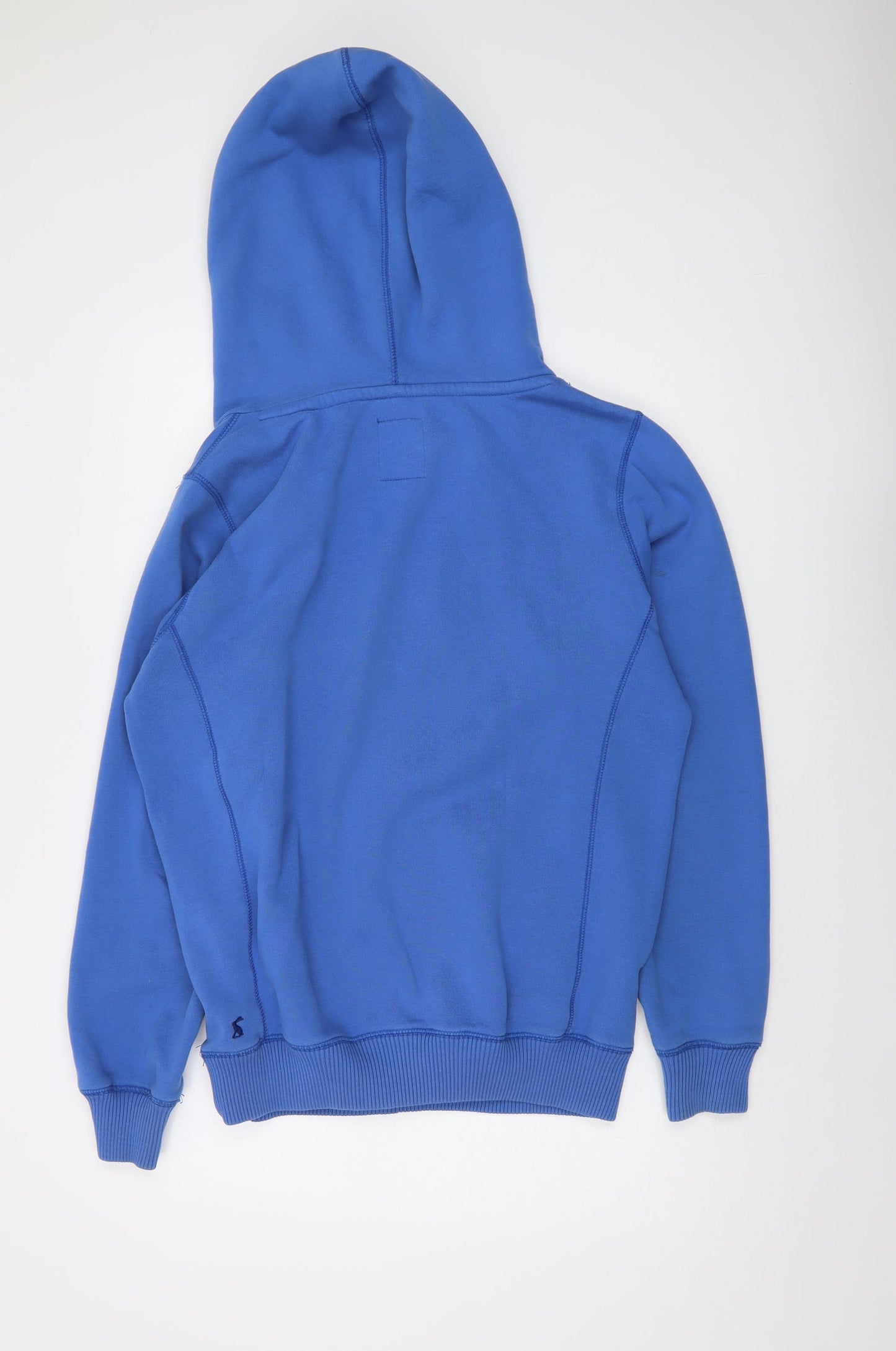 Joules Mens Blue Cotton Pullover Hoodie Size M