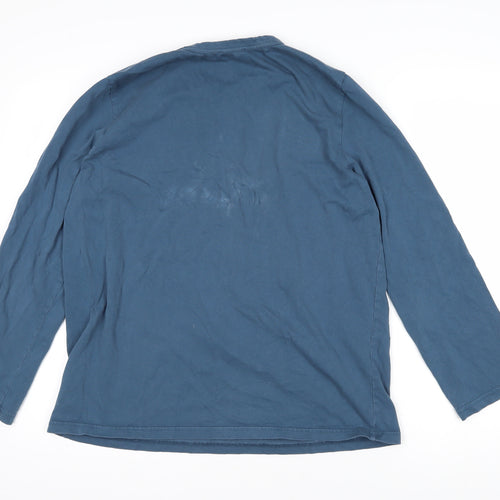 COS Womens Blue 100% Cotton Pullover Sweatshirt Size L Pullover