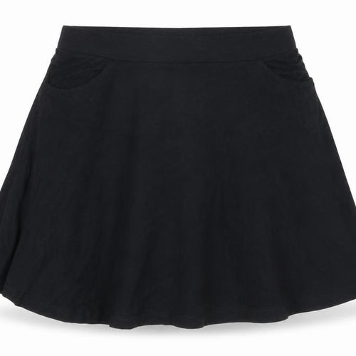 ASOS Womens Black Viscose A-Line Skirt Size 10 - Pockets on front