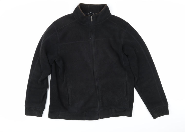 Dunnes Mens Black Jacket Size XL Zip