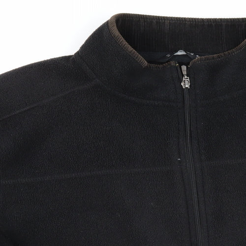 Dunnes Mens Black Jacket Size XL Zip