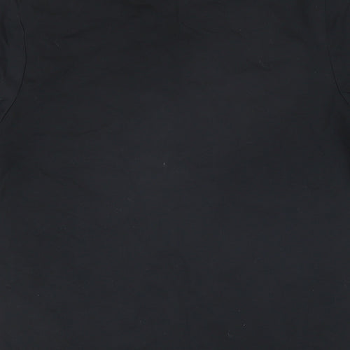 La Redoute Boys Black 100% Cotton Basic T-Shirt Size 16 Years Round Neck Pullover - Original & leader No rules only good vibes