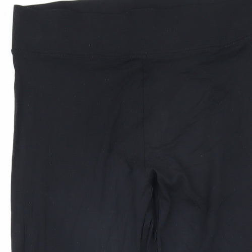 Marks and Spencer Womens Black Viscose Jogger Leggings Size 14 L22 in
