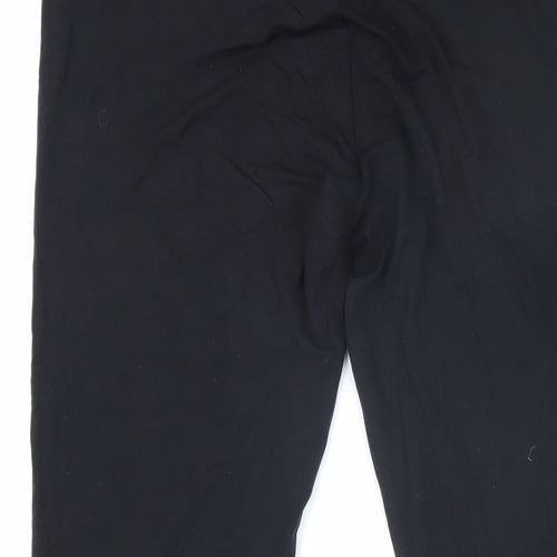 Marks and Spencer Womens Black Viscose Jogger Leggings Size 14 L22 in