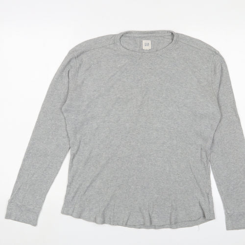 Gap Womens Grey Cotton Pullover Sweatshirt Size M Pullover